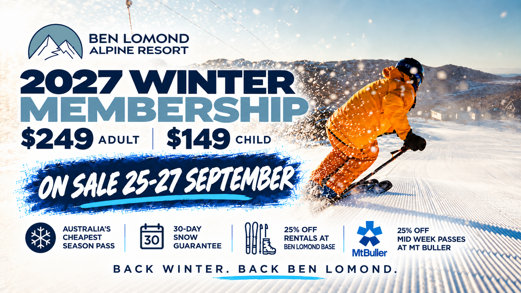 Ben Lomond 2027 Winter Membership
